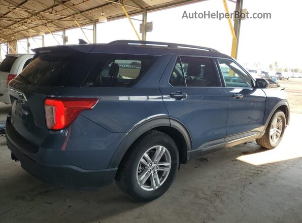 1FMSK7DH5MGB71640 2021 FORD FORD EXPLORER Blue Rear right