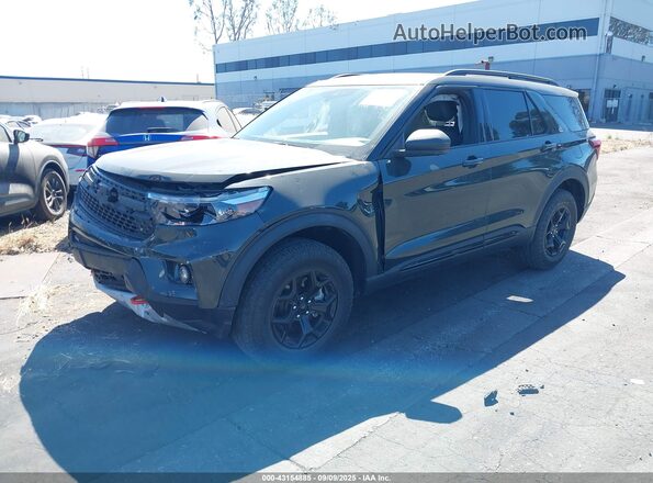 1FMSK8JH8NGC09518 2022 FORD FORD EXPLORER Green Przód lewy