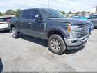 2018 Ford F-250 Platinum Gray vin: 1FT7W2BT2JEC06439