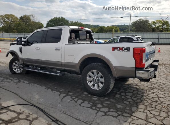 1FT7W2BT4JEB94200 2018 FORD F250 White Trasero izquierdo