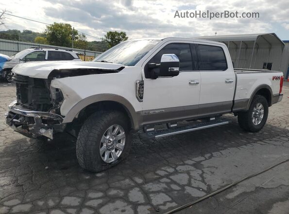 1FT7W2BT4JEB94200 2018 FORD F250 White Vista tres cuartos delantera izquierda