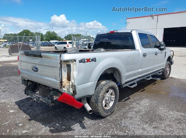 1FT7W3B61HEE98594 2017 FORD F350 Серебряный Задняя правая четверть