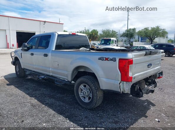 1FT7W3B61HEE98594 2017 FORD F350 Серебряный Задняя левая четверть