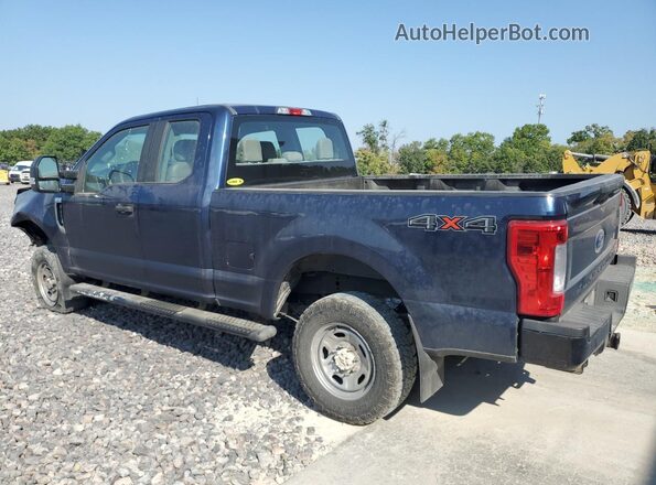 1FT7X2B65JEC65475 2018 FORD F250 Синий Задняя левая четверть