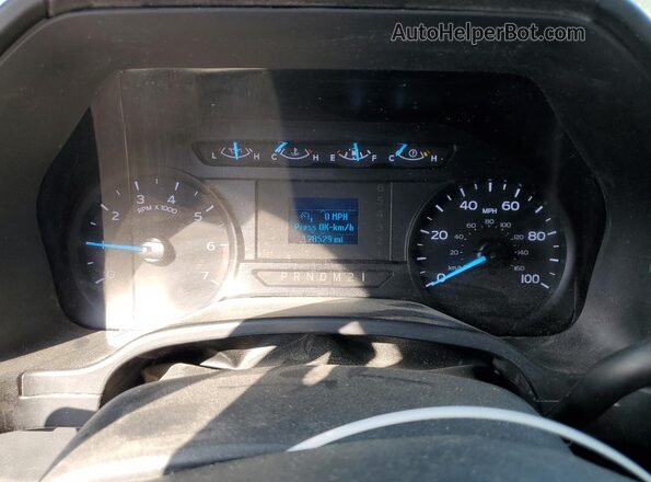 1FT7X2B65JEC65475 2018 FORD F250 Синий Вид щитка приборов