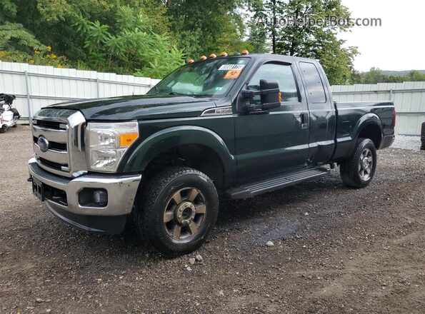 1FT7X3B60GEB46814 2016 FORD F350 Green Front left
