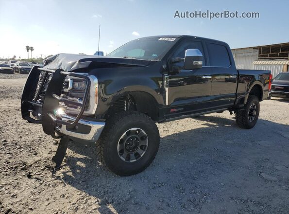 1FT8W2BM2RED42885 2024 FORD F250 Black Առջևի ձախ երեք քառորդ տեսարան