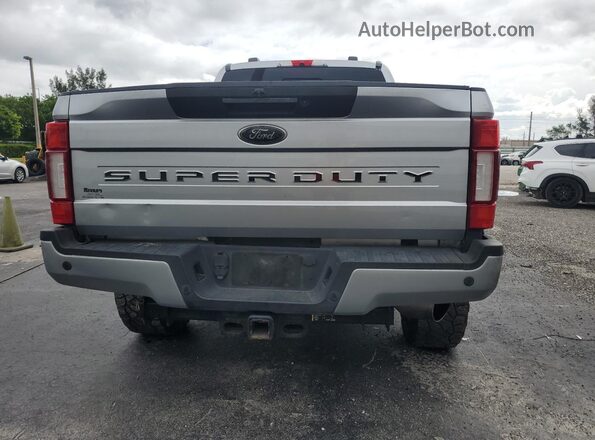 1FT8W2BT6MEE04045 2021 FORD F250 Silver Вид ззаду