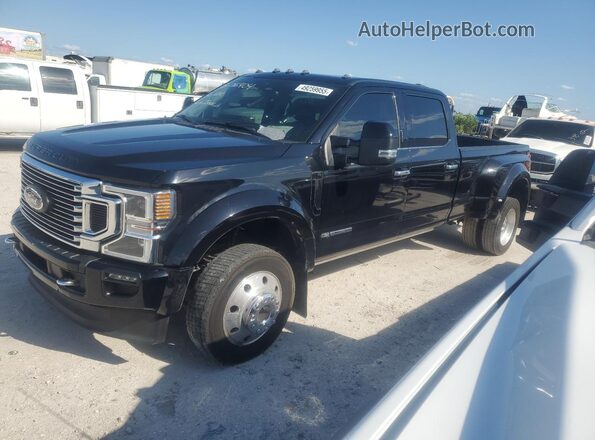 1FT8W4DT6LEE42639 2020 FORD F450 Black Передня ліва чверть