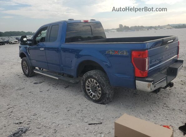 1FT8X2BT6NEG10951 2022 FORD F250 Blue Задня ліва чверть