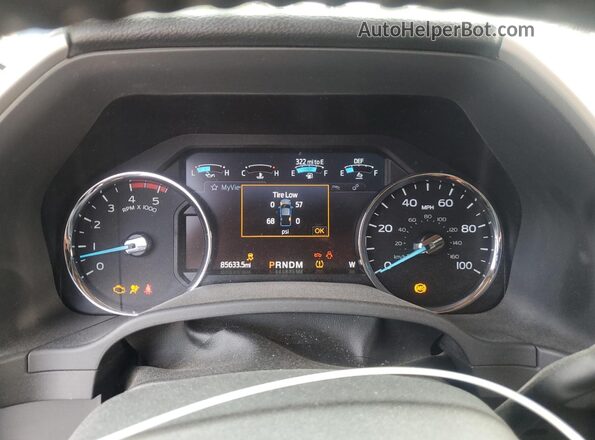 1FT8X2BT6NEG10951 2022 FORD F250 Blue Вид щитка приладів