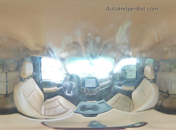1FT8X2BT6NEG10951 2022 FORD F250 Blue Панорамний вид салону 360°