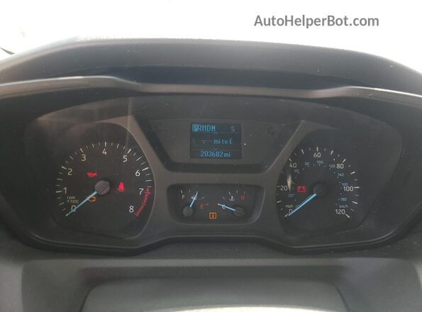 1FTBW2CM2JKA51488 2018 FORD TRANSIT White Vista del cuadro de instrumentos