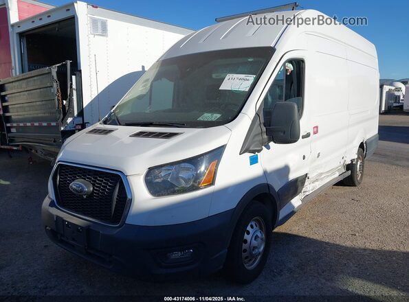 1FTBW3UG5NKA50467 2022 FORD TRANSIT-350 White Przód lewy