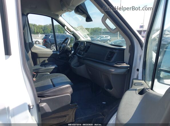 1FTBW3X89MKA87783 2021 FORD TRANSIT-350 White Widok wnętrza z przodu