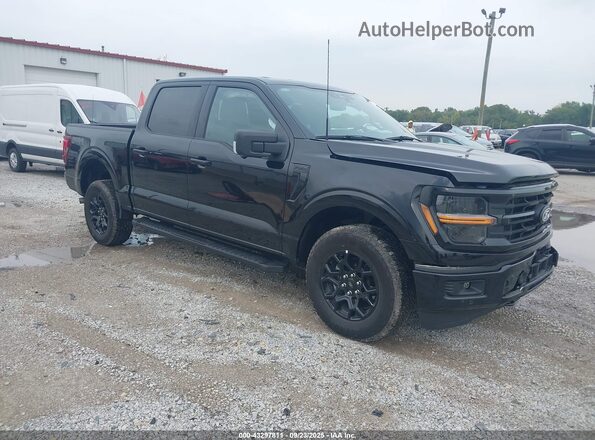 1FTFW3L85RKF58567 2024 FORD F150 Черный Передняя правая четверть