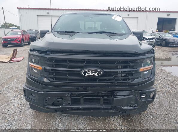 1FTFW3L85RKF58567 2024 FORD F150 Черный Вид задней части салона