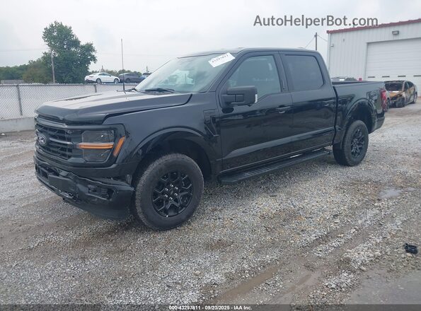 1FTFW3L85RKF58567 2024 FORD F150 Черный Передняя левая четверть
