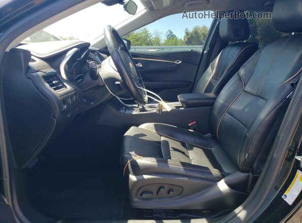 1G1105S38LU106856 2020 CHEVROLET IMPALA Black Widok wnętrza z przodu