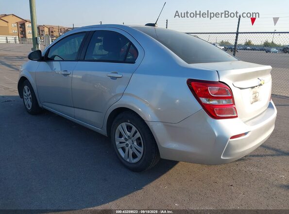 1G1JB5SH5J4120636 2018 CHEVROLET SONIC Silver უკანა მარცხენა