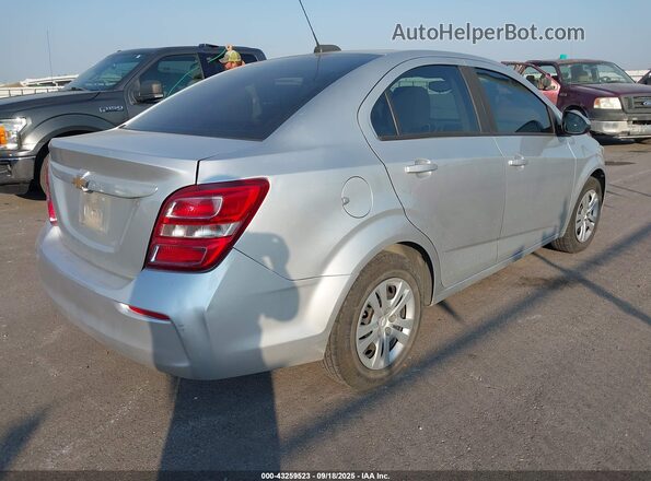 1G1JB5SH5J4120636 2018 CHEVROLET SONIC Silver უკანა მარჯვენა