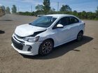 2018 Chevrolet Sonic Lt White vin: 1G1JD5SH0J4100479