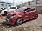 2020 Chevrolet Sonic Lt Красный vin: 1G1JD6SB1L4100575