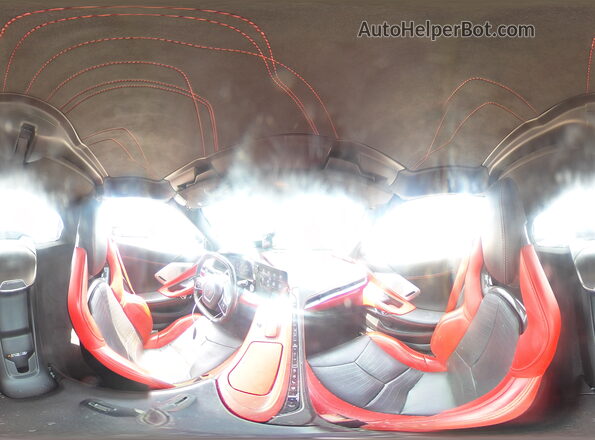 1G1Y82D44L5101496 2020 CHEVROLET CORVETTE Серебряный Панорамный вид салона 360°