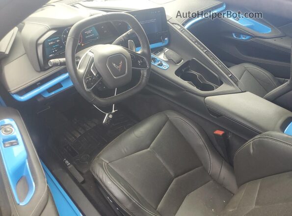 1G1YA2D40R5114730 2024 CHEVROLET CORVETTE Blue Dashboard view