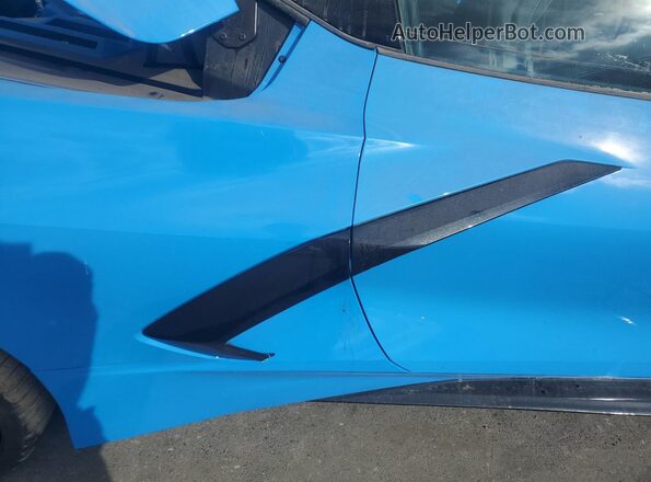 1G1YA2D40R5114730 2024 CHEVROLET CORVETTE Blue Rear seats view