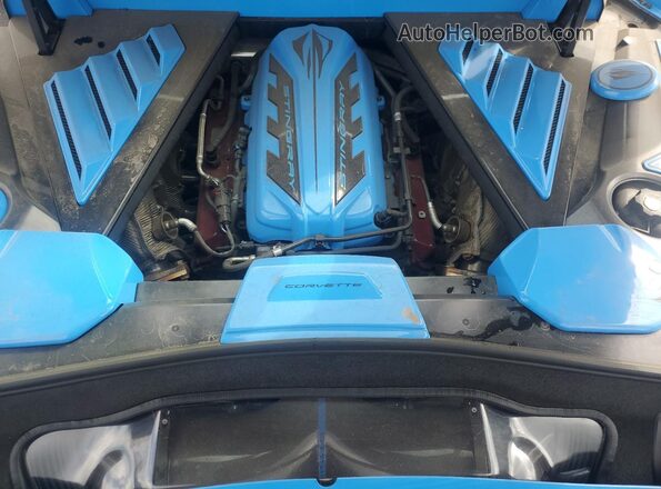 1G1YA2D40R5114730 2024 CHEVROLET CORVETTE Blue Rear interior view