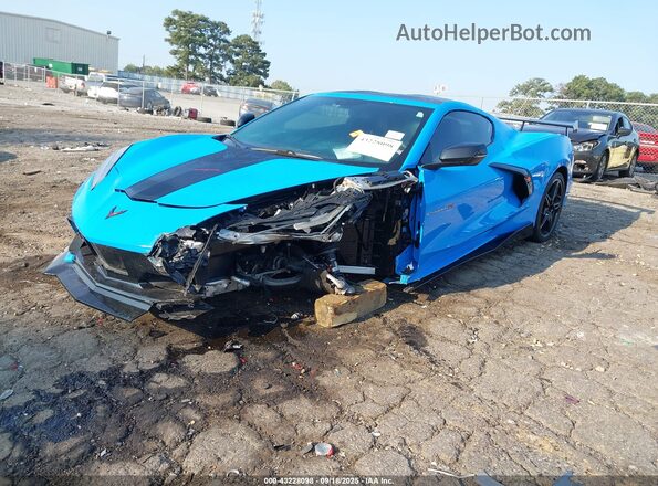 1G1YA2D42P5111096 2023 CHEVROLET CORVETTE Синий Передняя левая четверть