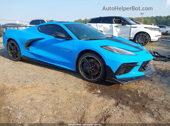 1G1YA2D42P5111096 2023 CHEVROLET CORVETTE Синий Передняя правая четверть