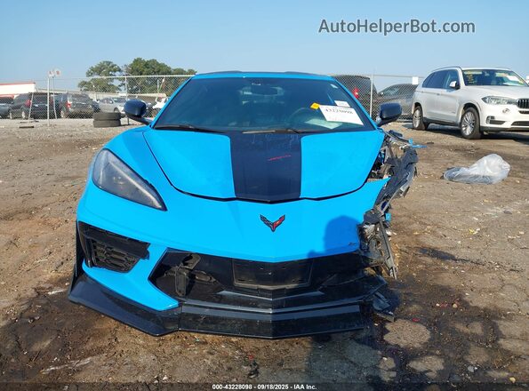 1G1YA2D42P5111096 2023 CHEVROLET CORVETTE Синий Вид задней части салона