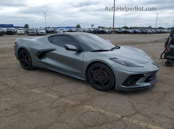 1G1YA2D46R5114411 2024 CHEVROLET CORVETTE Серый Передняя правая четверть