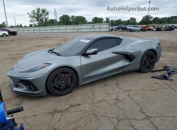 1G1YA2D46R5114411 2024 CHEVROLET CORVETTE Серый Передняя левая четверть