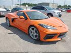 2023 Chevrolet Corvette Stingray Rwd  1lt Оранжевый vin: 1G1YA3D40P5117470