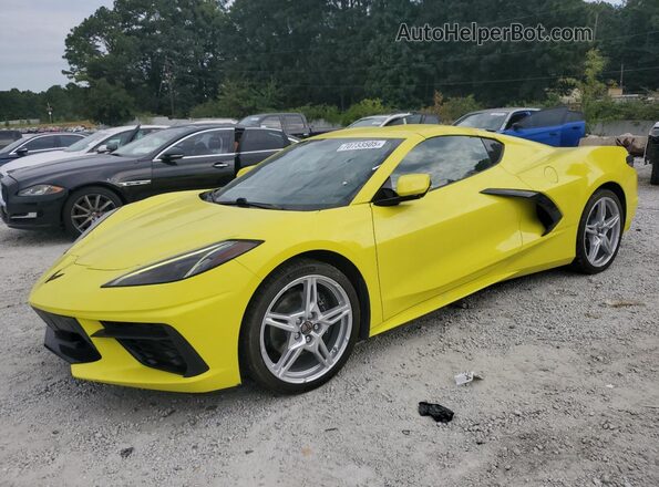 1G1YB2D41M5125614 2021 CHEVROLET CORVETTE Yellow Front left