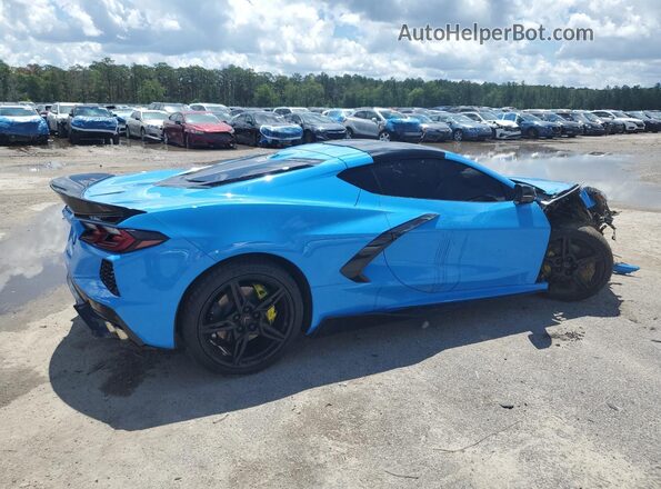 1G1YB2D42R5104553 2024 CHEVROLET CORVETTE Blue Rear right