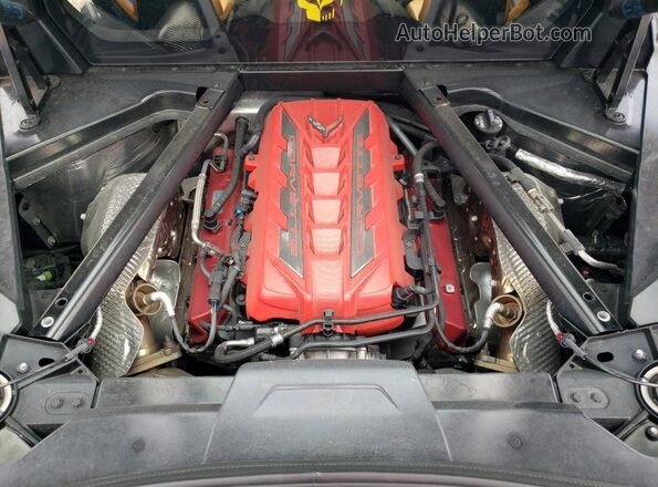 1G1YB2D47N5114229 2022 CHEVROLET CORVETTE Blue Vista interior trasera