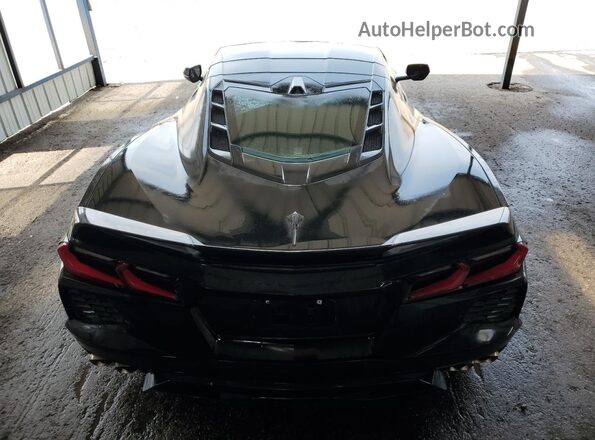 1G1YC2D42N5114488 2022 CHEVROLET CORVETTE Black Вид ззаду