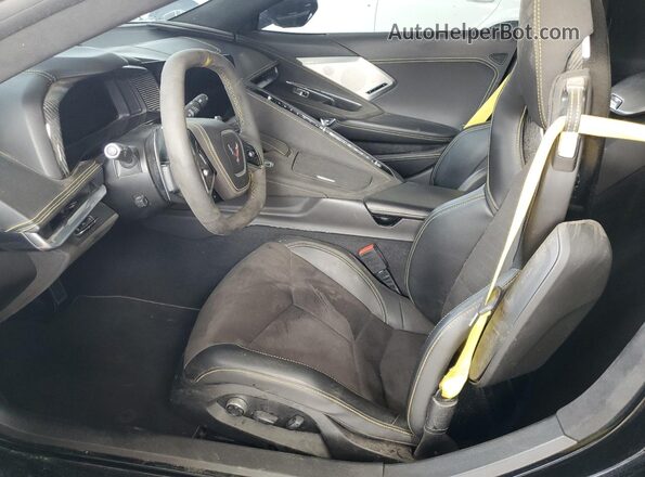 1G1YC2D42N5114488 2022 CHEVROLET CORVETTE Black Вид салону спереду