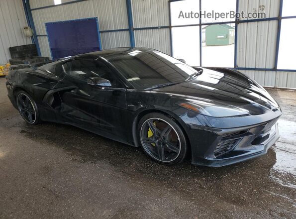 1G1YC2D42N5114488 2022 CHEVROLET CORVETTE Black Передня права чверть