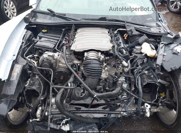 1G1YC2D75H5107680 2017 CHEVROLET CORVETTE Light Blue Вид сзади