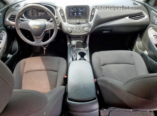 1G1ZB5ST6MF049768 2021 CHEVROLET MALIBU Black Вид панелі приладів