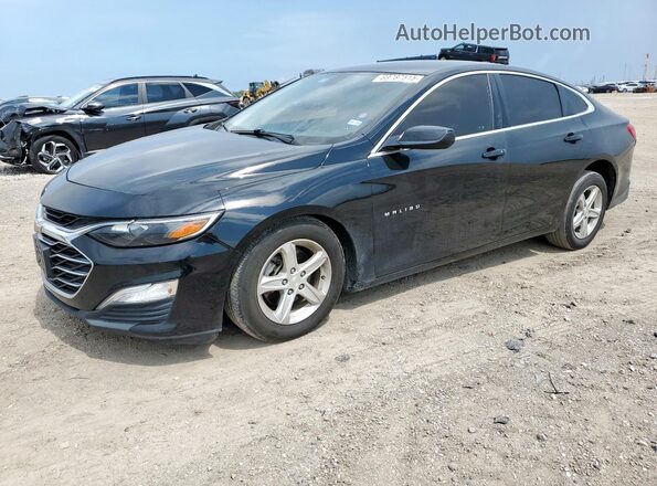 1G1ZB5ST6MF049768 2021 CHEVROLET MALIBU Black Передня ліва чверть