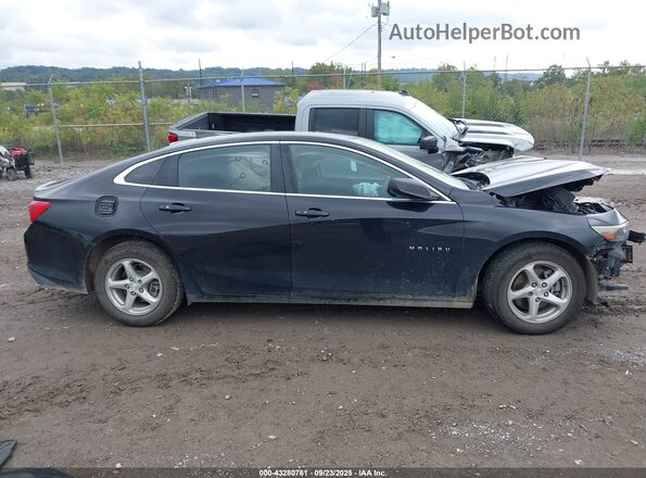 1G1ZB5ST7JF216988 2018 CHEVROLET MALIBU Черный Вид задней части салона