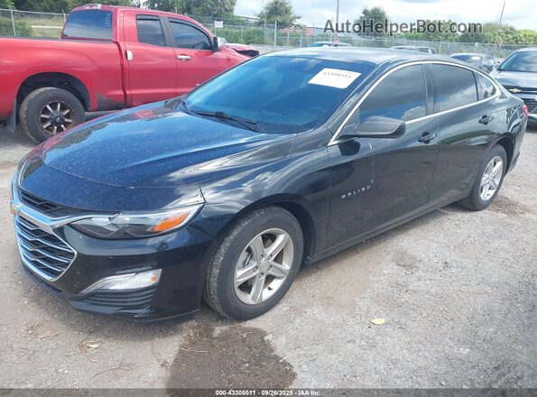 1G1ZB5ST8MF041168 2021 CHEVROLET MALIBU Черный Передняя левая четверть
