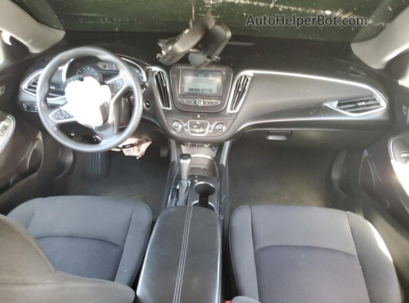 1G1ZD5ST8JF181484 2018 CHEVROLET MALIBU Silver Вид панелі приладів