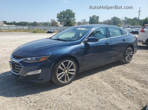 1G1ZD5ST8MF039544 2021 CHEVROLET MALIBU Blue წინა მარცხენა ხედი სამი მეოთხედიდან